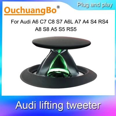 China Ouchuangbo Rotating Treble Lamp Lift Tweeter speaker for Audi A4 A6 C7 A7 A8 Q5 Q8 Q7 Rotating Treble Lamp Lift Tweeter for sale