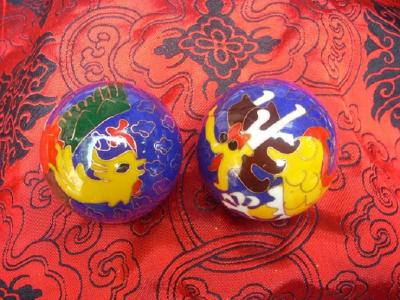 China baoding ball, chinese ball, health ball, therapy ball with chrome/painted/cloisonné for sale