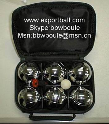 Chine La boule Bocce, Boules en métal du jeu 8 de jardin a placé, Petanque classique, boule de sports à vendre