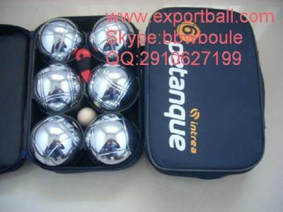 China factory wholesale petanque set in nylon bag with zip for sale
