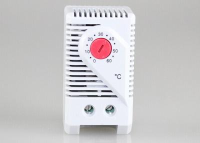 China Din Rail Small Room Thermostat , Mechanical Thermostat Normal Closed KTO 011 for sale