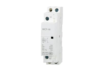 中国 Iec 60529 WCT 16A 1つの段階の単一のポーランド人回路の接触器世帯磁気AC接触器無し 販売のため