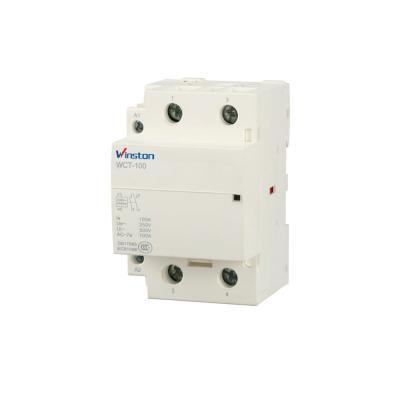 China New 220V Automatic 2NO 2P Electrical Goods 100A Types Of Contactor for air conditioner for sale