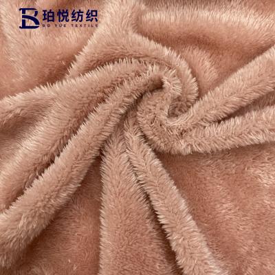 China super soft velboa 100 polyester north pole blanket fleece fabric for winter  clothes for sale