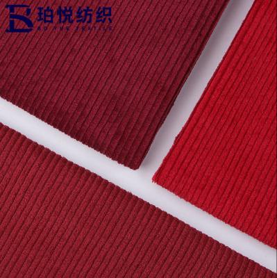 中国 100 Cotton Corduroy Velvet Fabric 330GSM Anti Pill For Garment 販売のため