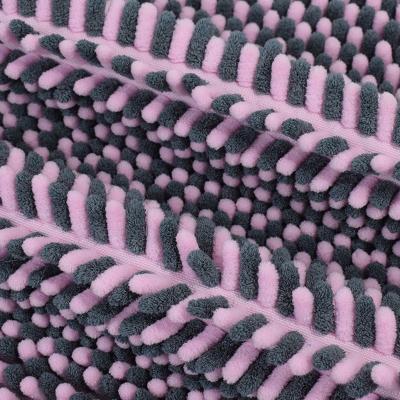 China Door Mat Textile Woven Fabric Firecrackers Velvet Chenille Floor Carpet en venta