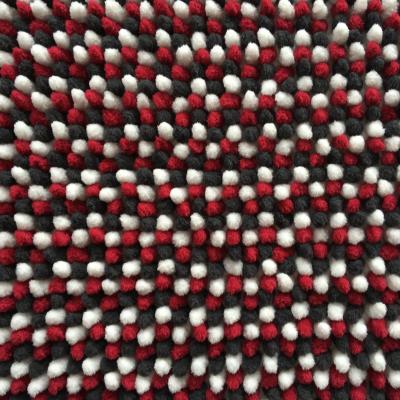 中国 Ground Floor Carpet Mat Knitted Polyester Mop Chenille Microfiber Fabric Rug 販売のため