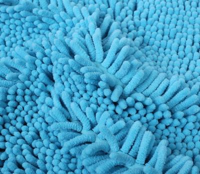Китай Firecrackers Velvet Bath Mat Medium Weight Chenille Microfiber Fabric Rug продается