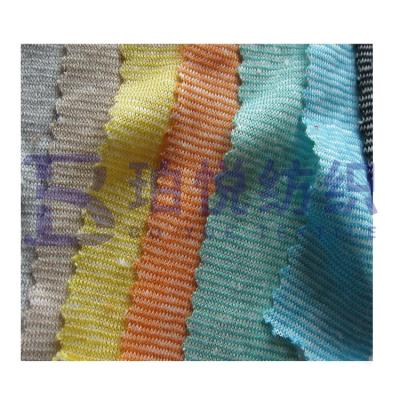 中国 Linen fabric for clothing  linen viscose colours bar  fabric silk linen fabric  cotton  for shirts 販売のため
