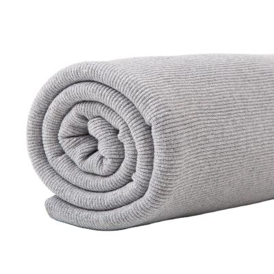 중국 Medium Weight Rib Knit Fabric 100% Cotton For Swimwear Fabric Cuff Neck 판매용