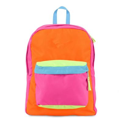 China Multi colored Fashionable Kids Sports Backpack for Girls , Orange / Red / Blue for sale
