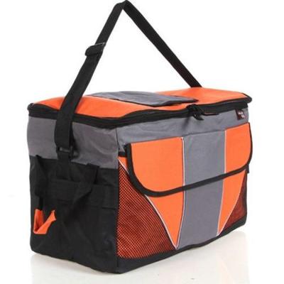China Waterproof Polyester Insulated Cooler Bags Picnic Ice Pack Lunch Bag for sale