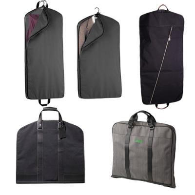 China Custom PEVA Fabric Suit Garment Bag For Storage , Mens Suit Covers for sale