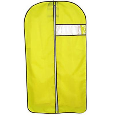 China Sacos de vestuário Zippered com janela clara, sacos de vestuário de suspensão para o curso à venda