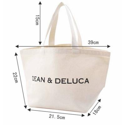 China 10 OZ 100% Cotton Canvas Ladies Tote Bags for Promotional , White for sale