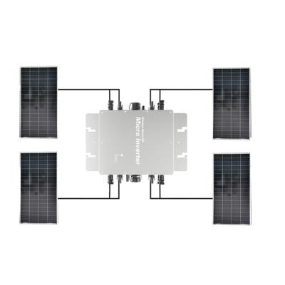 China Photovoltaic Supporting Solar Micro Inverter 2800w Aluminum Alloy Grid Connected for sale