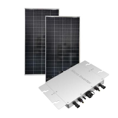 China Silver Waterproof Solar Panel 1200w Micro Photovoltaic Inverter for sale