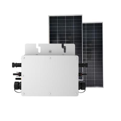 China Solar System WVC 600 Micro Inverter Ip65 Silver Grid Connected Micro Inverter for sale