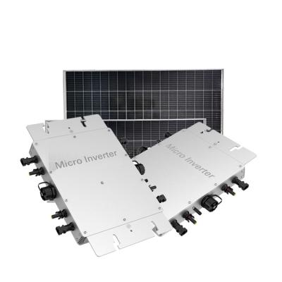 China Aluminum Alloy Household Solar Inverter 2800w Wifi Smart Micro Inverter for sale