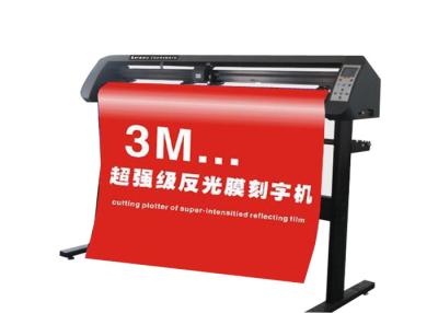 China 4 pies de la etiqueta engomada del corte de máquina del trazador con el conductor del sensor/USB del laser en venta