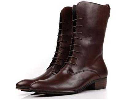 Китай Деловые мужские ботинки для лодыжек Шнурки на каблуках Военные ботинки для лодыжек продается