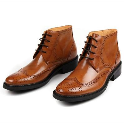 Китай Осенние / весенние мужские ботинки для лодыжек мужские настоящие кожаные ботинки Челси продается