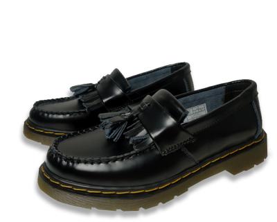 China Mujeres negras de Adrian Tassel Loafers de cuero tamaño personalizado para formal / casual en venta