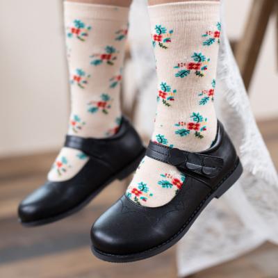 中国 カジュアル 女の子 革 学校 靴 ローズアップ 丸い 足足 サイズ 26-45 販売のため
