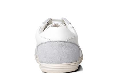 Chine OEM Chaussures décontractées pour hommes en cuir suède Chaussures plates blanches pour hommes à vendre
