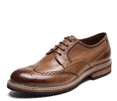 China Genuine Leather Men'S Wedding Dress Shoes Handmade Mens Casual Leather Shoes for sale