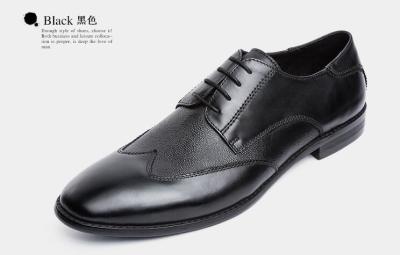 China Anti - Slip Italy Handmade Oxford Shoes , Full Grain Leather Mens Brown Formal Shoes for sale