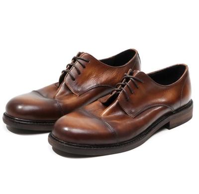 China Calzado masculino de vestir formal de moda calzado masculino de cuero marrón calzado Oxford en venta