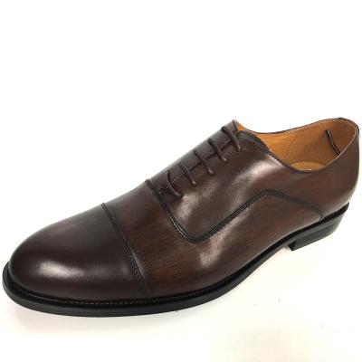 China Customized Styles Mens Leather Dress Shoes / Dress Formal  Lace Up Shoes for sale