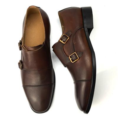 China Cow Leather Dress Shoes Summer Men Oxford Shoes with Double Buckle for sale