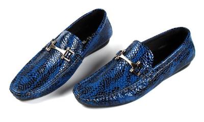 Китай Аллигатор Оригинальная кожа мужские Casual Loafers Outdoor Mens PU Loafers обувь продается