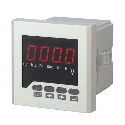 China Single Phase 12V Measuring Digital Panel Voltage Meter Voltmeter Programmable Digital Voltmeter for sale