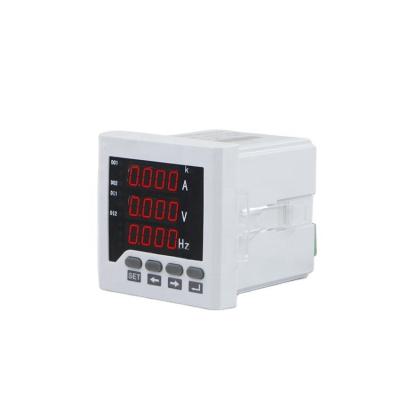 China CN-UIF63 72*72 mm Single Phase A&V&Hz combination Meter for electrical switchboard for sale