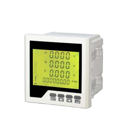 China Three phase digital LCD Energy management system Total quantity measurement with Multiple rate energy meter for sale