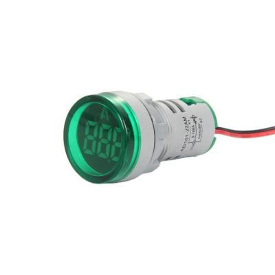 China Popular hot sale 0-100A 22mm Mini Indicator Lights/lamp Ammeter with big display for sale