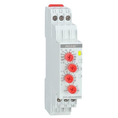 China DV5-08 Power Relay Phase Loss Sensor Relay Voltage Monitor Controller for sale