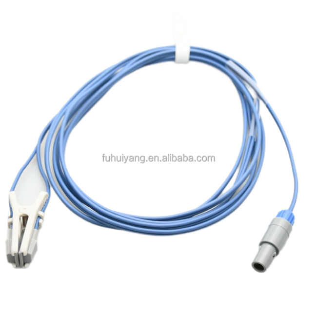 2.8m Reusable SpO2 Sensor 6 Pin Veterinary SpO2 Sensor Compatible ...