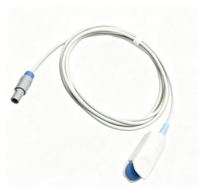 Adults Reusable SpO2 Sensor 2.8M Medical SpO2 Sensor Class II Medical ...