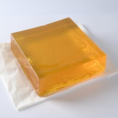 China Amarillo adhesivo de empaquetado piezosensible del derretimiento caliente para las cubiertas plásticas del tejido mojado en venta
