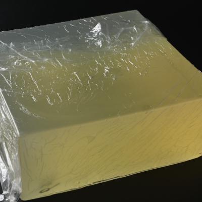 China CAS4253 34 3 Pressure Sensitive Adhesive Glue Light Yellow Block for sale