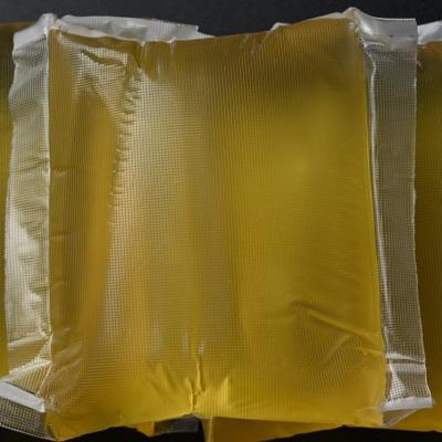 China Pressão quente do derretimento do empacotamento de alimento - amarelo livre solvente esparadrapo sensível à venda