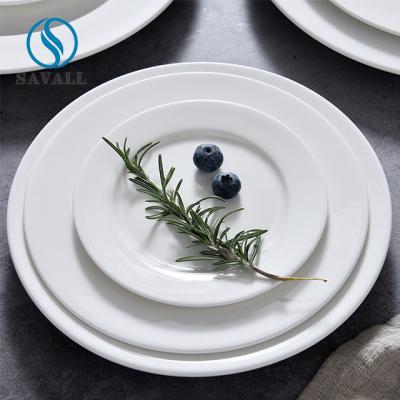 China Savall Plain 6 To 14 Inch Porcelain Plates for sale