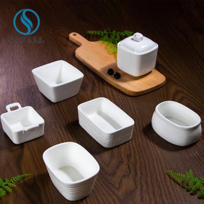 China New Tableware Accessories Fashion Ceramic Sugar Bowl Weet Food for sale