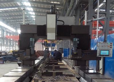 China Gantry Movable CNC Large Welded H Beam Drilling Machine Line Three Sides for sale
