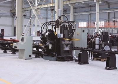 China High Speed CNC Angle Punching Marking Cutting Machine , CNC Angle Drilling Machine Line for sale