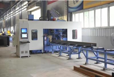 China 7 Axis Gantry Type High Speed CNC H Beam Drilling Machine Size 500x500mm for sale